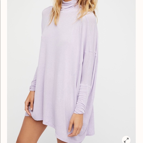 We the Free Terry Tee in Lilac - Picture 1 of 8